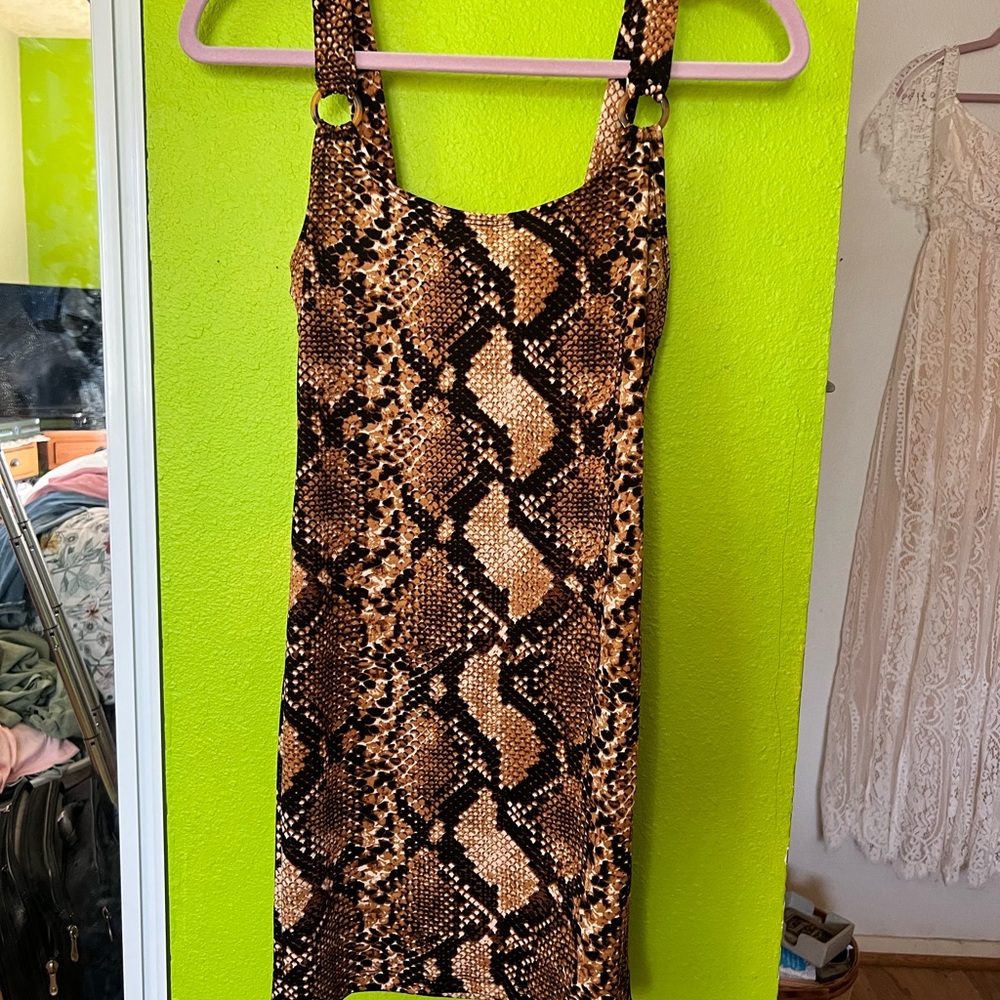 Reptile Patterned Dress
